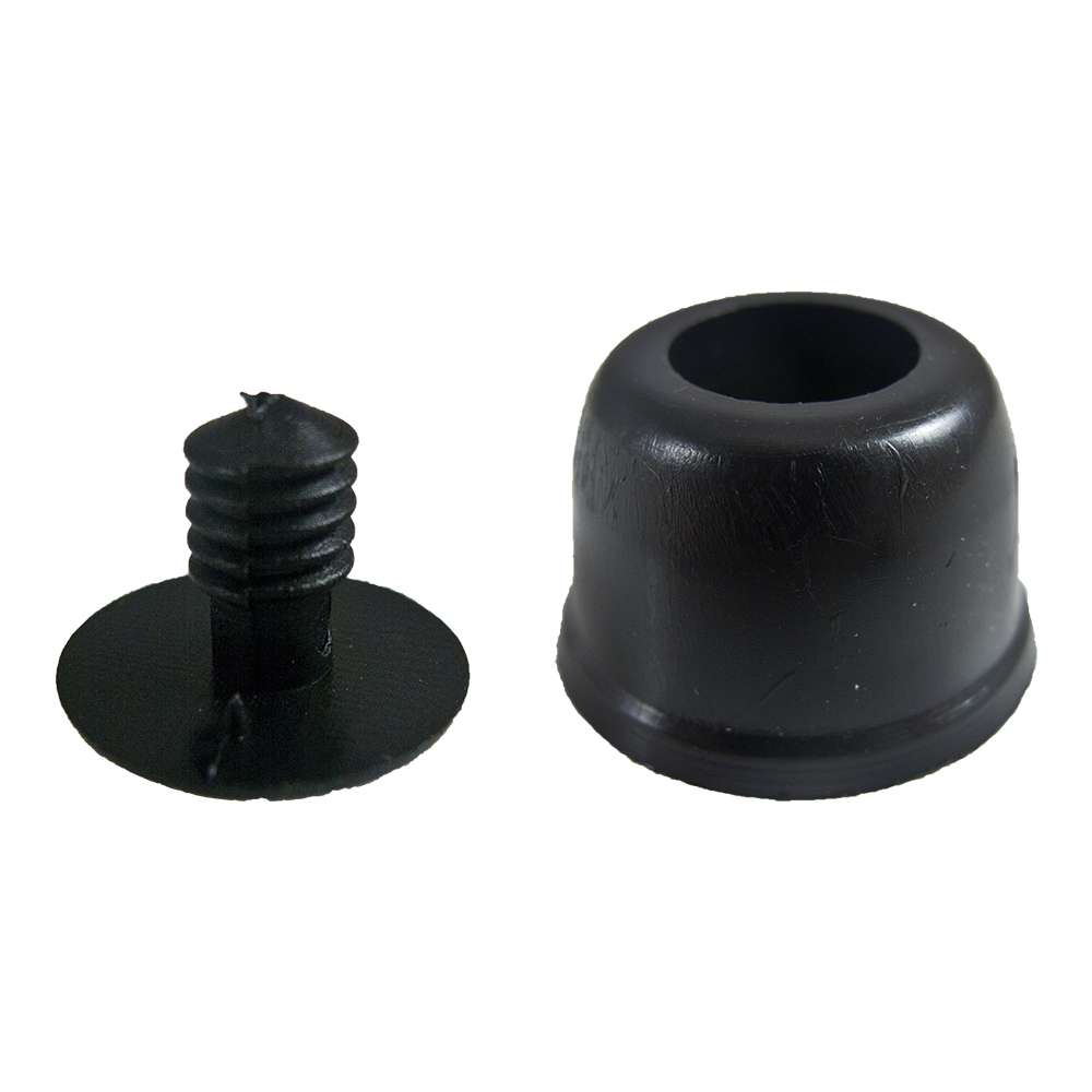 Bag Feet, Stud, Black, 12pk