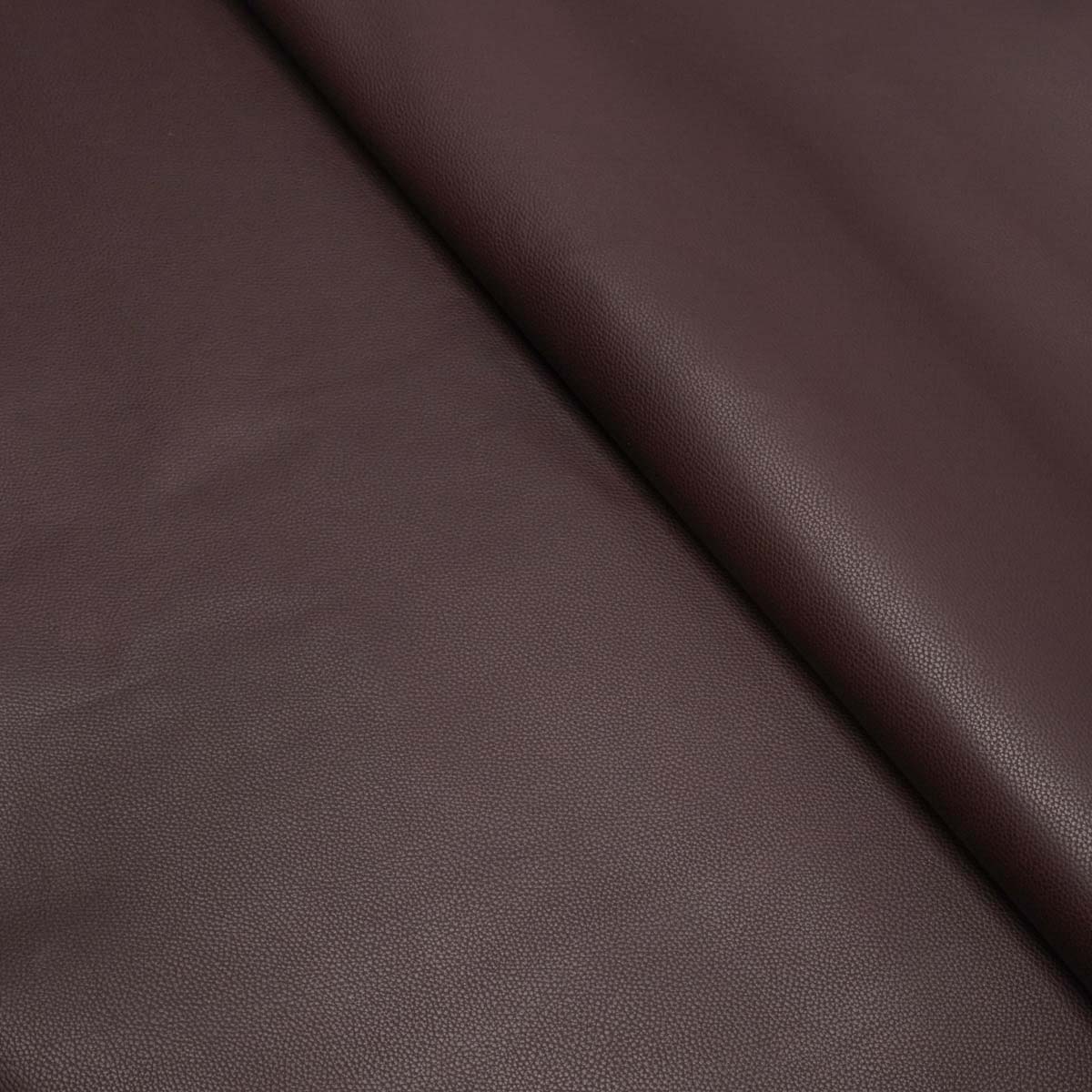 Burgundy Pebbled PU Coated Double Butt