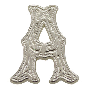 3/4" (A) Alphabet Letter - Silver