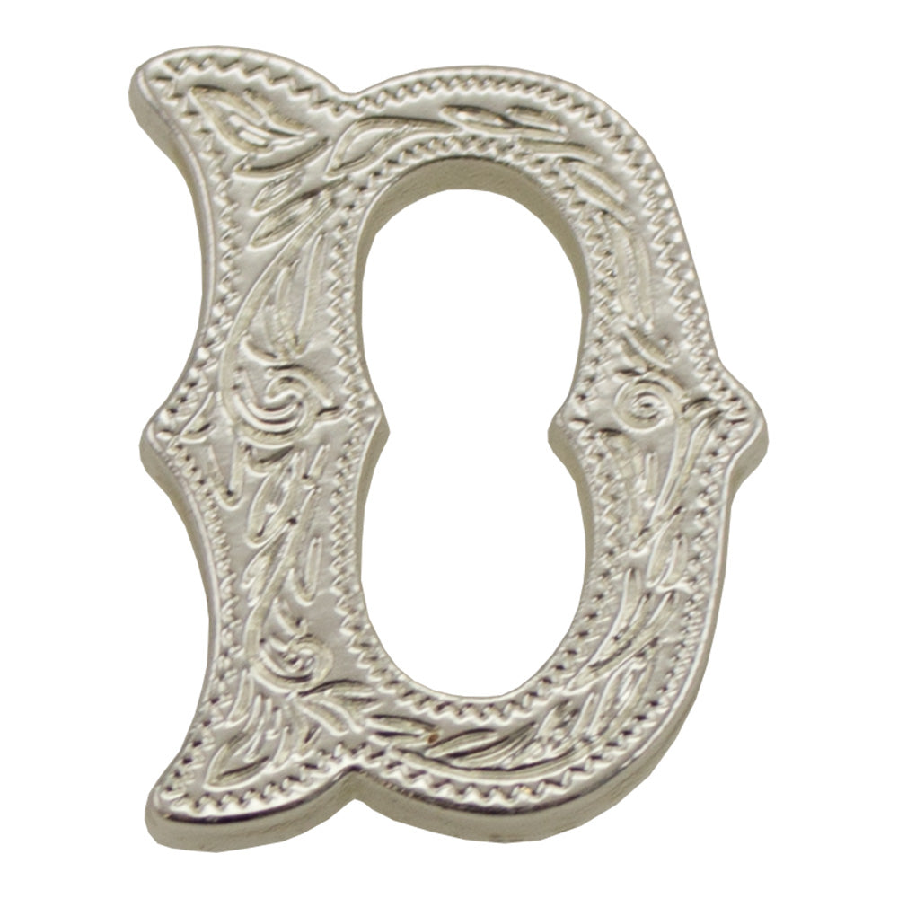 3/4" (D) Alphabet Letter - Silver