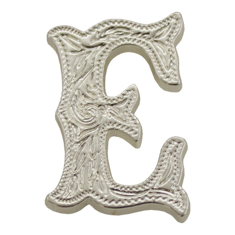 3/4" (E) Alphabet Letter - Silver