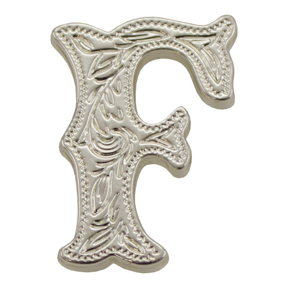 3/4" (F) Alphabet Letter - Silver