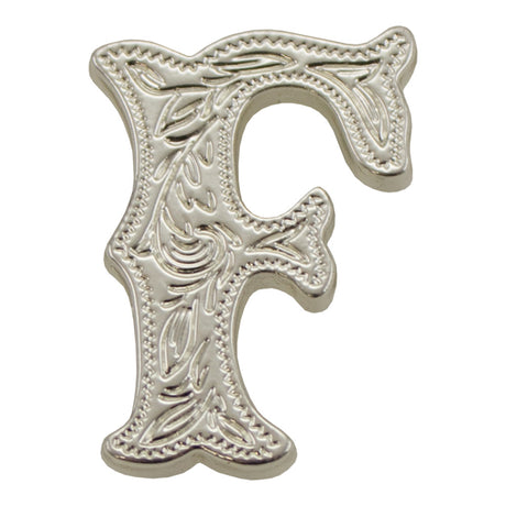 3/4" (F) Alphabet Letter - Silver
