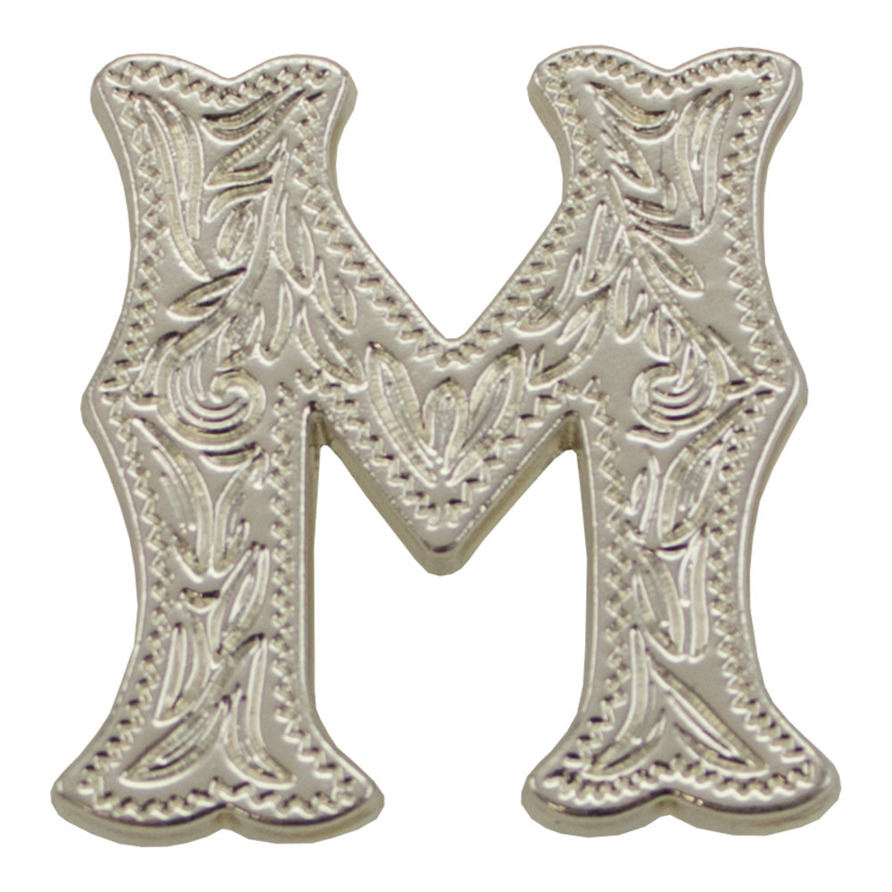 3/4" (M) Alphabet Letter - Silver