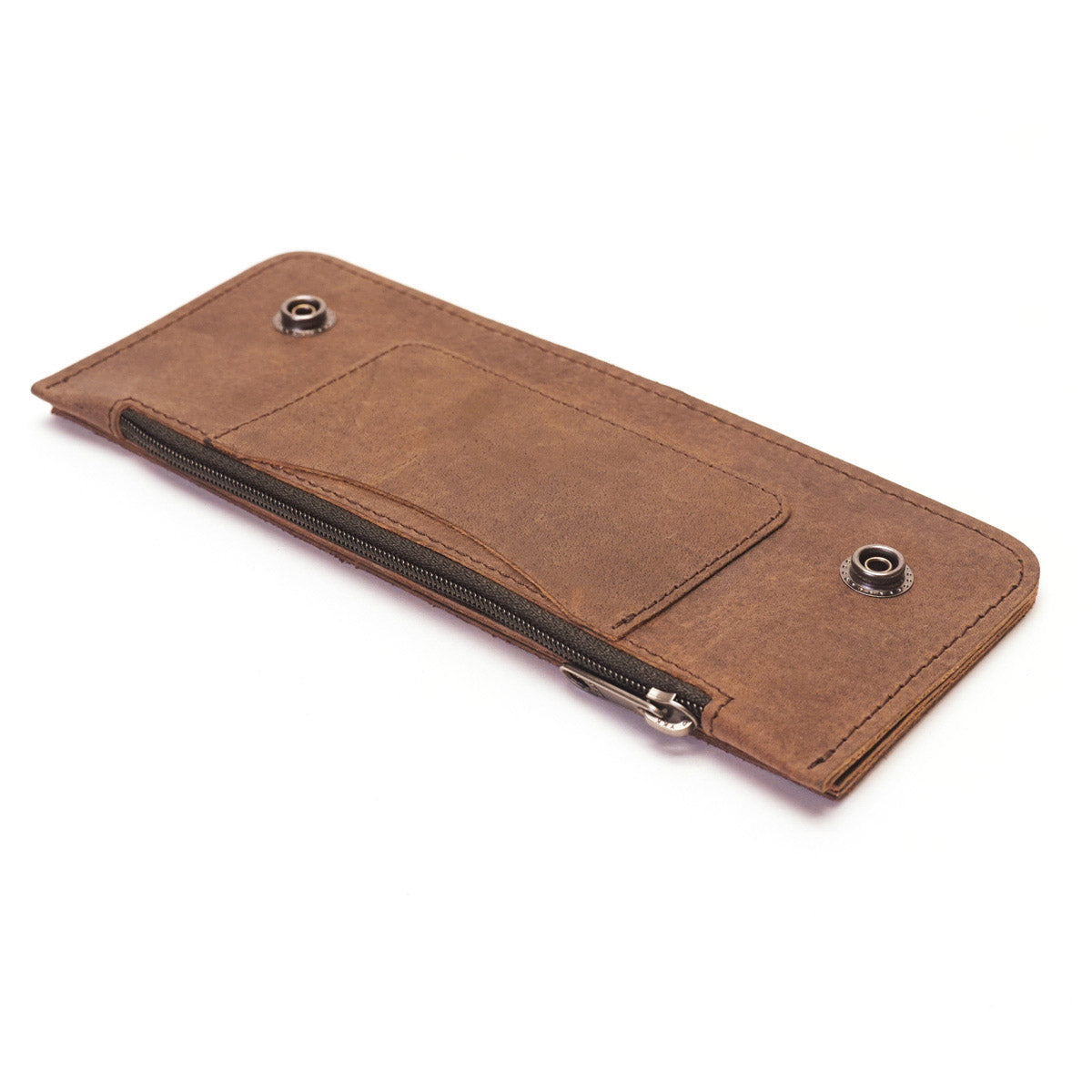 BIWI.Matte Brown.7 ¾.Standard.01.jpg Biker Wallet Interiors Image