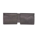 Mission-Grain-Black Deluxe Bifold Wallet Interiors, grain detail