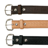 Flatweave Embossed Belt