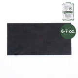 Hermann Oak Drum Dyed Black Pre-Cut 6-7 oz. 6" x 12"
