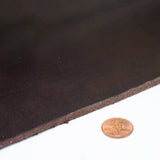 Hermann Oak Drum Dyed Brown Pre-Cut 8-10 oz. 12" x 12", additional view 2