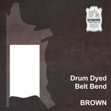 Brown Hermann Oak Belt Bends