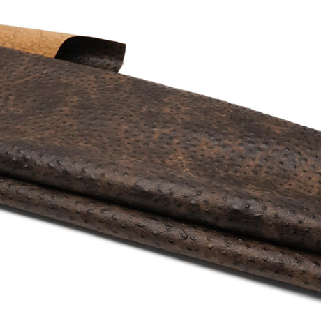Ostrich Print on Cow