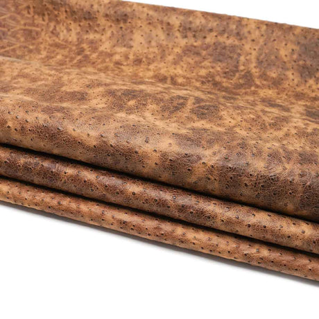 Ostrich Print on Cow