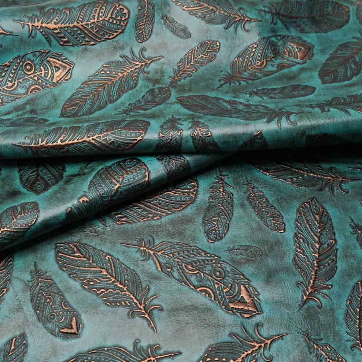 Plume Embossed Cow