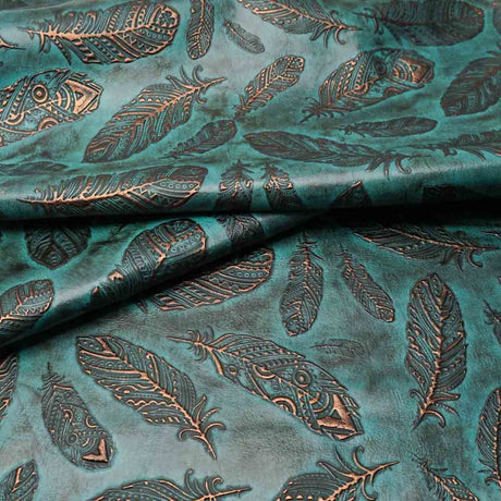 Plume Embossed Cow