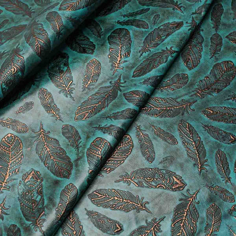 Plume Embossed Cow