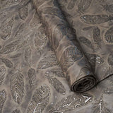 Plume Embossed Cow