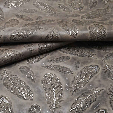 Plume Embossed Cow