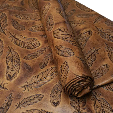 Plume Embossed Cow