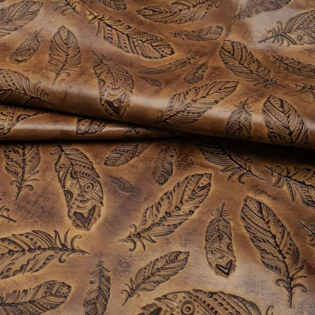 Plume Embossed Cow