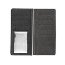 Mission-Grain-Black Roper Wallet Interiors, grain detail