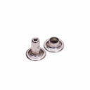 Double Capped Rivet - Solid Brass, Nickel Small