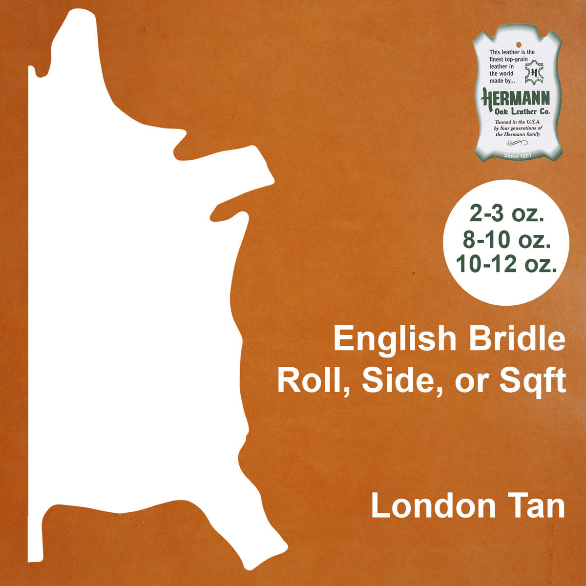 HOBLT.SLC.default.jpg Hermann Oak Bridle - London Tan Image