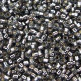 Delica Bead - Silver Lined Grey DB048