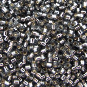 Delica Bead - Silver Lined Grey DB048