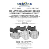 EDCK.Left Hand CakeZero.Glock.jpg EDC Leatherworks Holster Kits Image