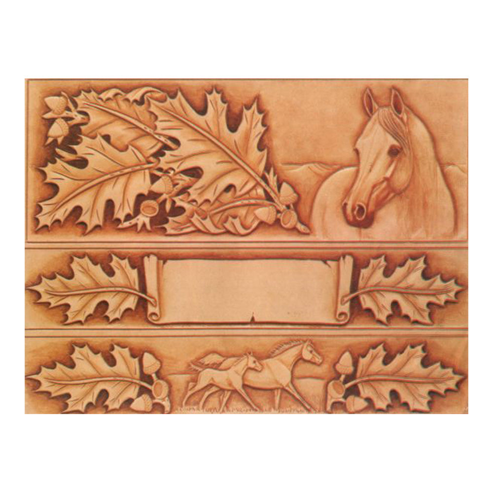 111-7658000.SLC.jpg Craftaid - BeltOakLeaves/Horses Image