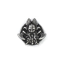 Antique Nickel Warrior Screw Back Concho
