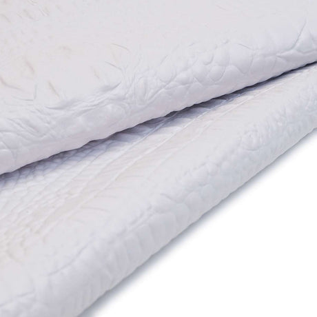 62-2604.SLC.1.jpg Embossed Alligator Side - White Image