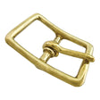 4-150400.SLC.jpg ¾" Center Bar Buckle Old 121 - Solid Brass Image