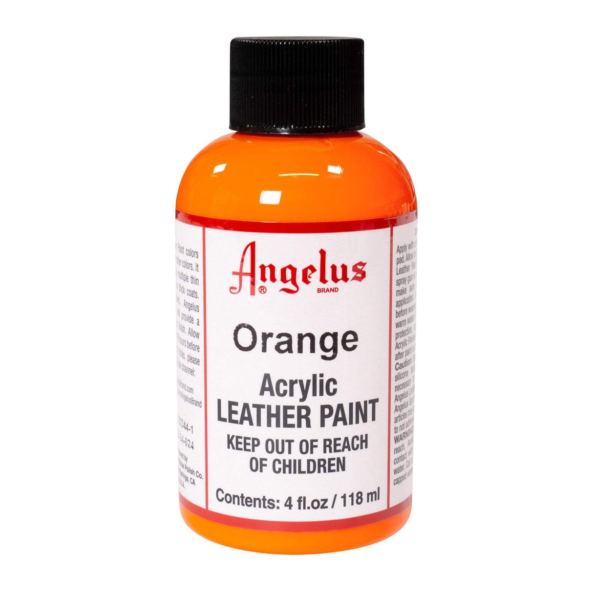 ALAPFO.Orange.01.jpg Angelus Leather Acrylic Paint 4oz Image