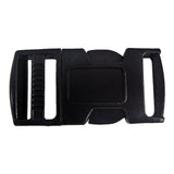 152-124000.SLC.jpg 1" Black Side Squeeze Buckle - Plastic Image