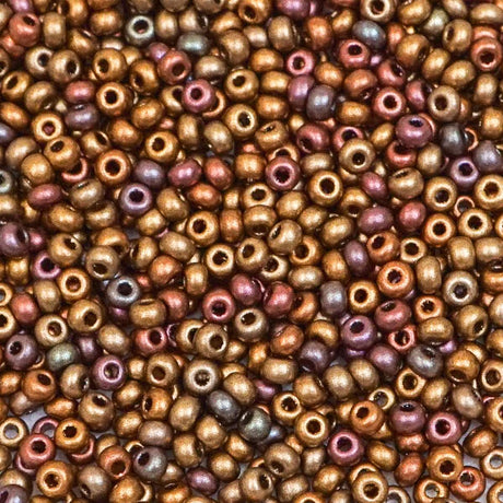 229-1029.SLC.1.jpg Seed Beads 10/0 Shiny Copper AB - 20g Image