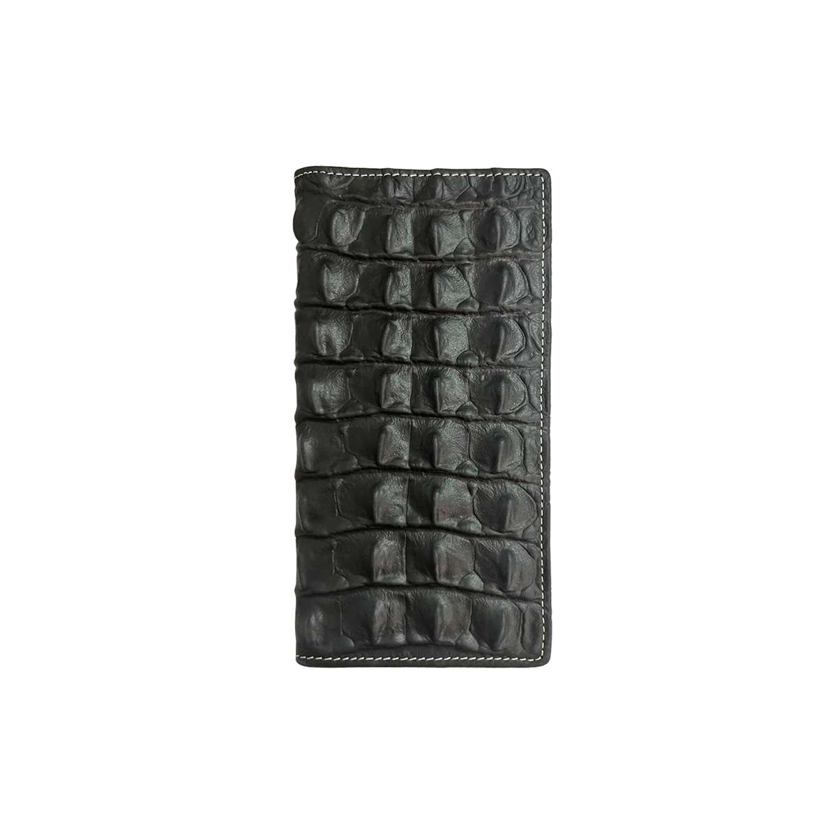 MWCR.Black.01.jpg Montana West Crocodile Roper Wallets Image