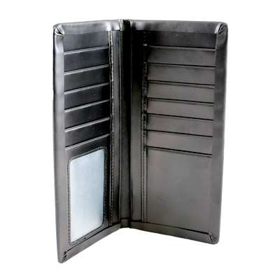 195-101.SLC.jpg CF Black Checkbook Wallet Interior Image