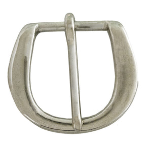 4-158804.SLC.jpg ¾" Heel bar Buckle - Soild Brass/Nickel Plate Image