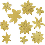 Leather Flower Shape 10pk