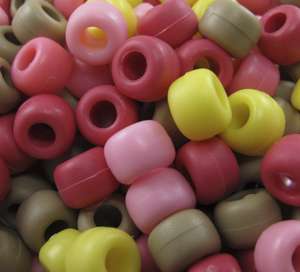 229-15.SLC.jpg Peach Mix Pony Beads - 250pk Image