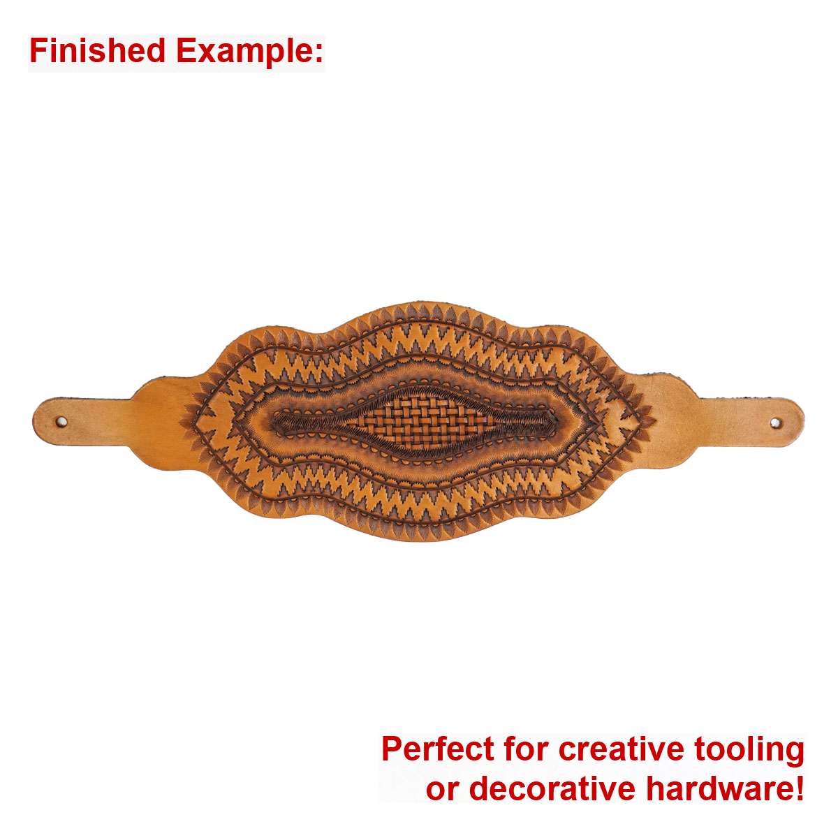 SHP090.SLC.4.jpg Wide Scalloped Bronc Halter Blank Image