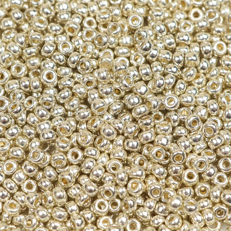45-1194201.SLC.1.jpg 11/0 Seed Bead - Duracoat Galvanized Silver 22g Image