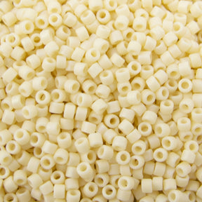 Delica Bead - Matte Opaque Cream AB DB883