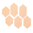 100-1064.SLC.2.jpg Large Honeycomb Veg Tan Earring - 6 Pair Image