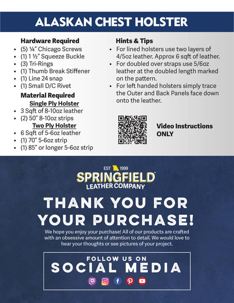 144-10067.SLC.02.jpg Alaskan Chest Holster Pattern Image