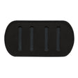 100-48551.SLC.jpg 2" Sewn Black Shoulder Pad Leather Shape Image