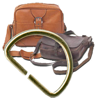 152-110102.SLC.jpg Three Quarter Inch Gold Plate Unwelded D-Ring 100 Pack Image