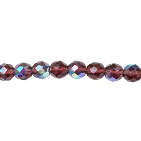 339-114.SLC.1.jpg 8mm Amy AB Bead Strand - Firepolished Image