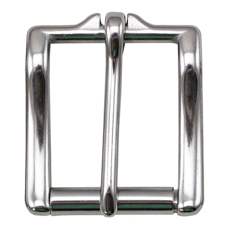 131-142200.SLC.jpg 1 1/4" Heavy Duty Wave Roller Buckle - Stainless Steel Image